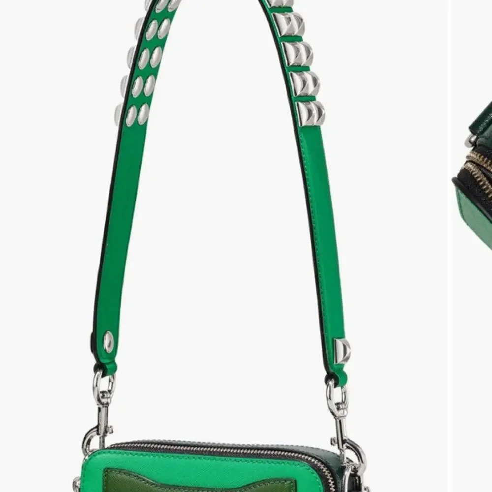 Marc jacobs snapshot green studded bag
